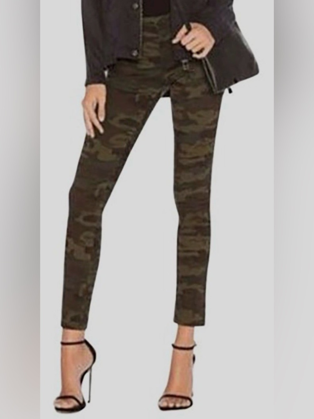 Sanctuary Olive Camo Skinny Ankle Pants